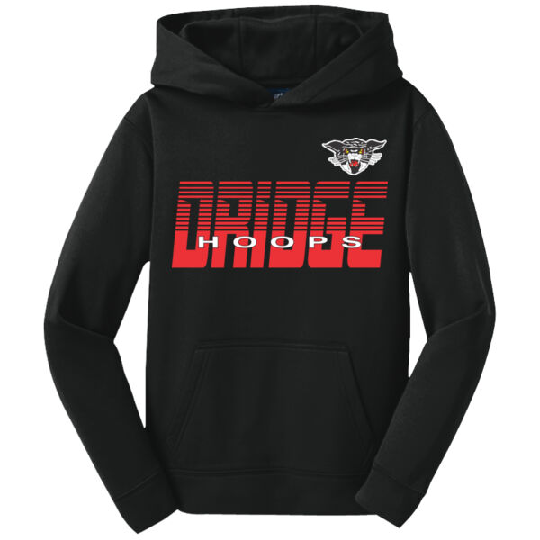 D1 - Sport Tek YST244 Youth Sport Wick ® Fleece Hooded Pullover Thumbnail